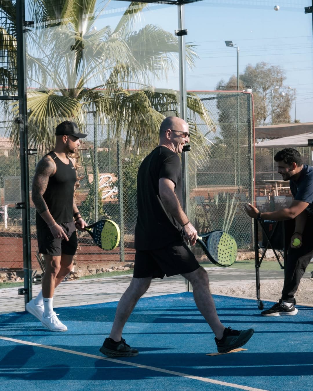 Match de padel dynamique — Padel Escape Marrakech